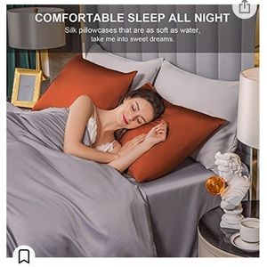 Mulberry silk pillow case for hair & skin care